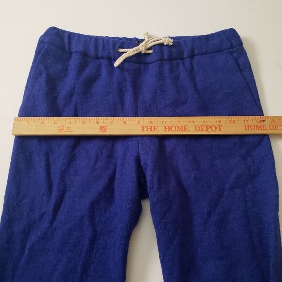 Broadway and Broome Drawstring Knit Pants Casual Flat Front Blue Womens 6 - Picture 11 of 14